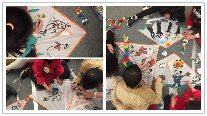 BBunion国际早教宜兴中心活动花絮：风筝彩绘DIY，放飞春的梦想